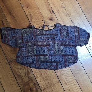 Patterned crop top